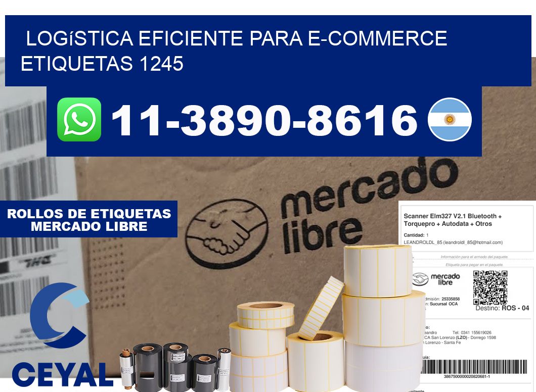 Logística eficiente para e-commerce etiquetas 1245