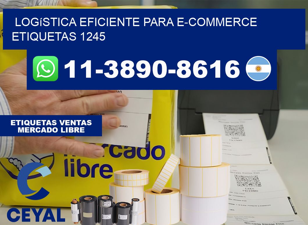 Logística eficiente para e-commerce  etiquetas 1245