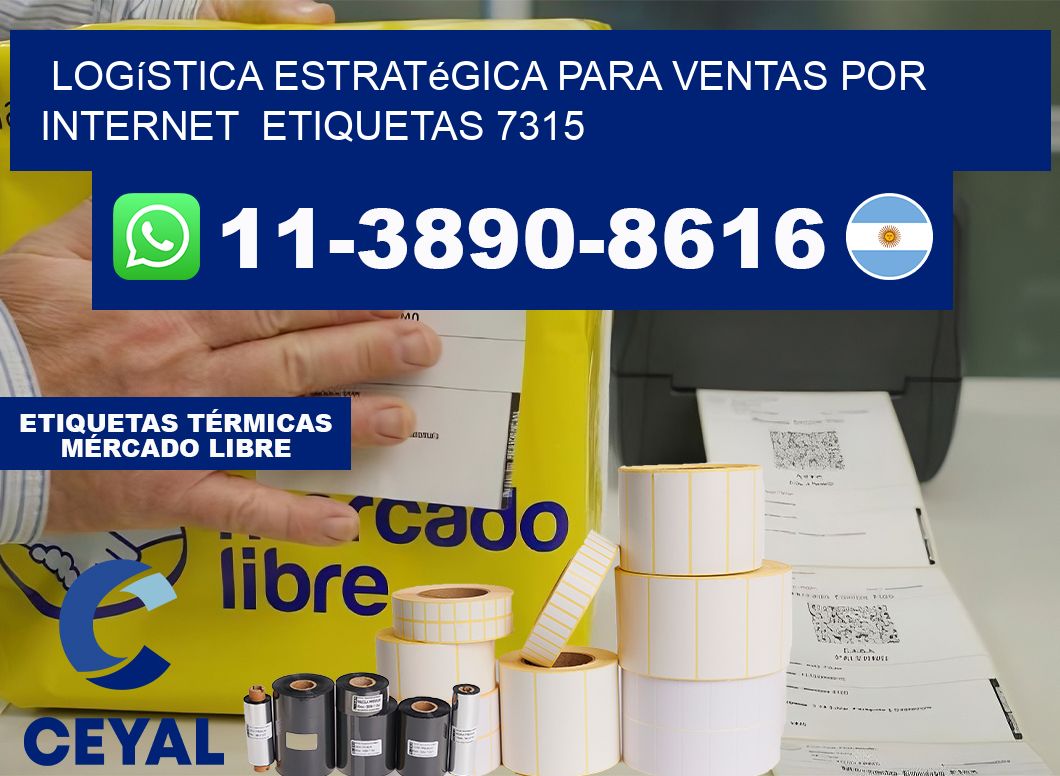 Logística estratégica para ventas por internet  etiquetas 7315