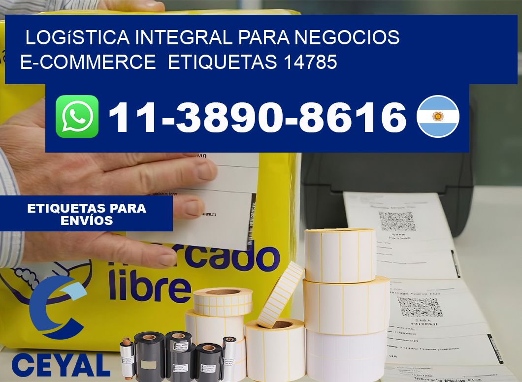 Logística integral para negocios e-commerce  etiquetas 14785