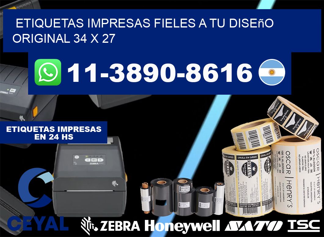 etiquetas impresas fieles a tu diseño original 34 x 27