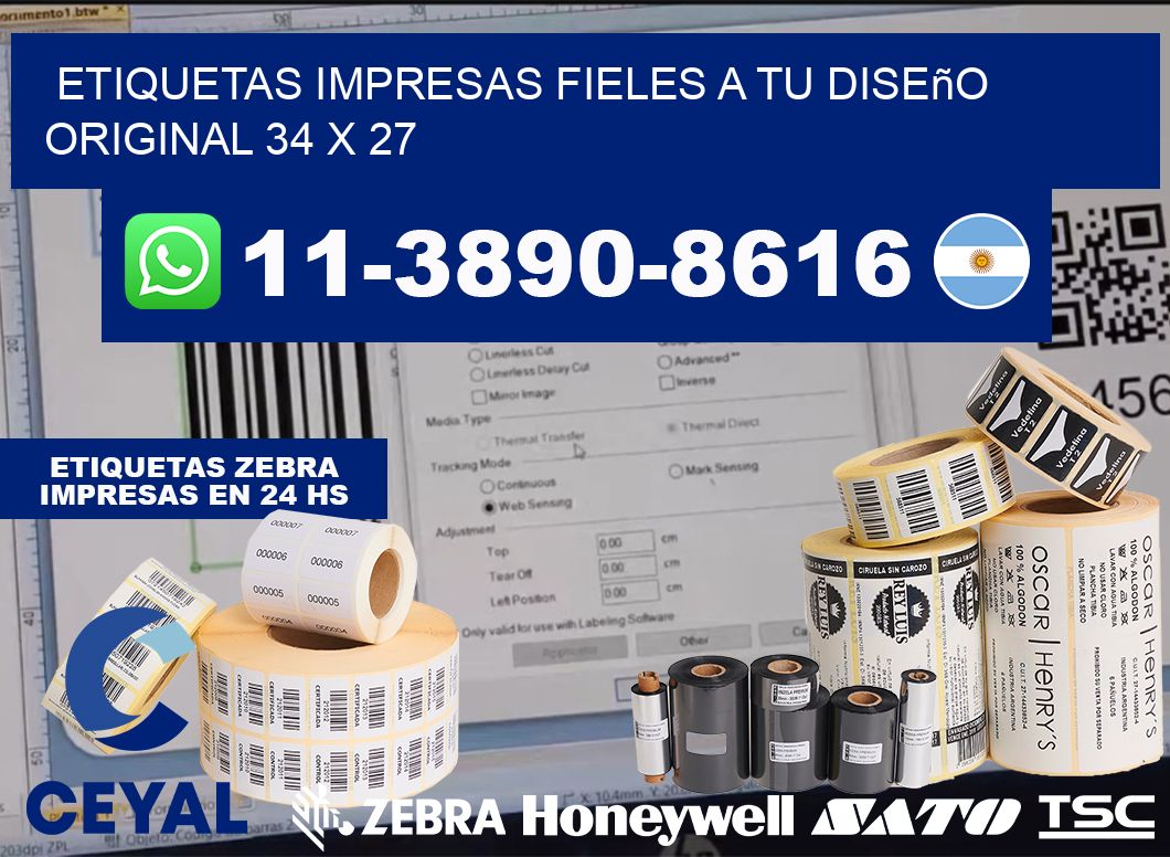 etiquetas impresas fieles a tu diseño original 34 x 27