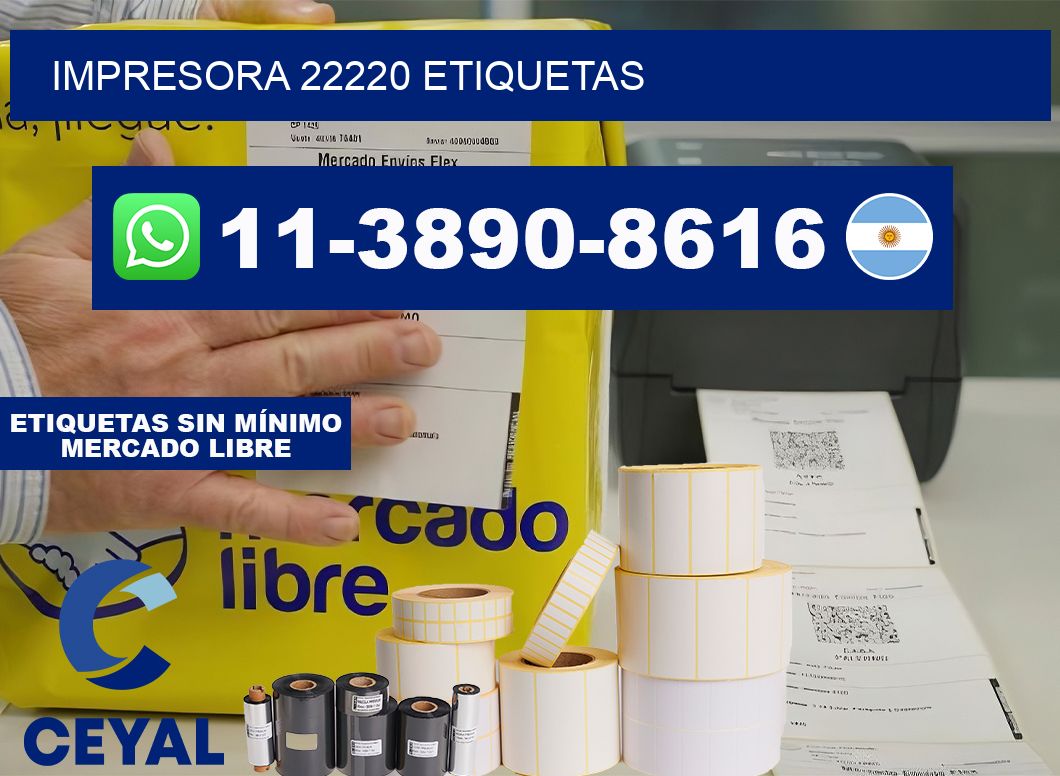 impresora 22220 etiquetas