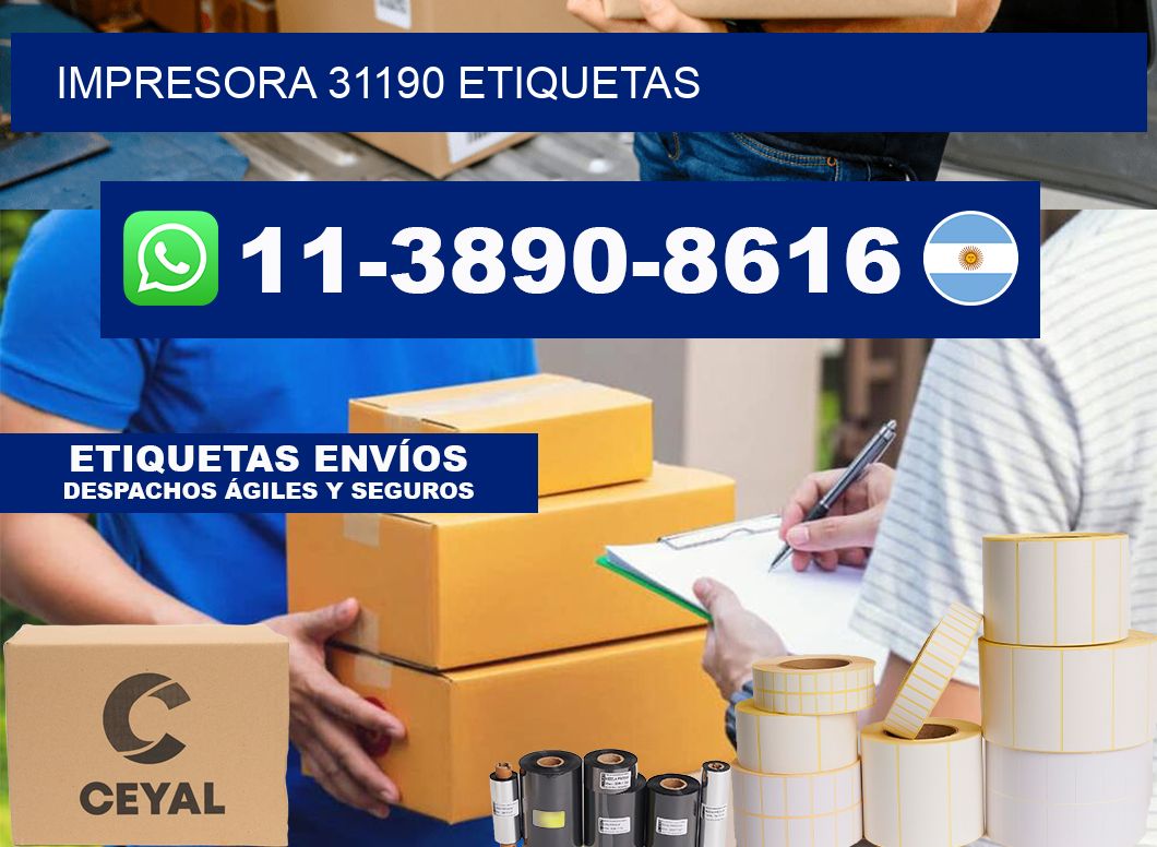 impresora 31190 etiquetas