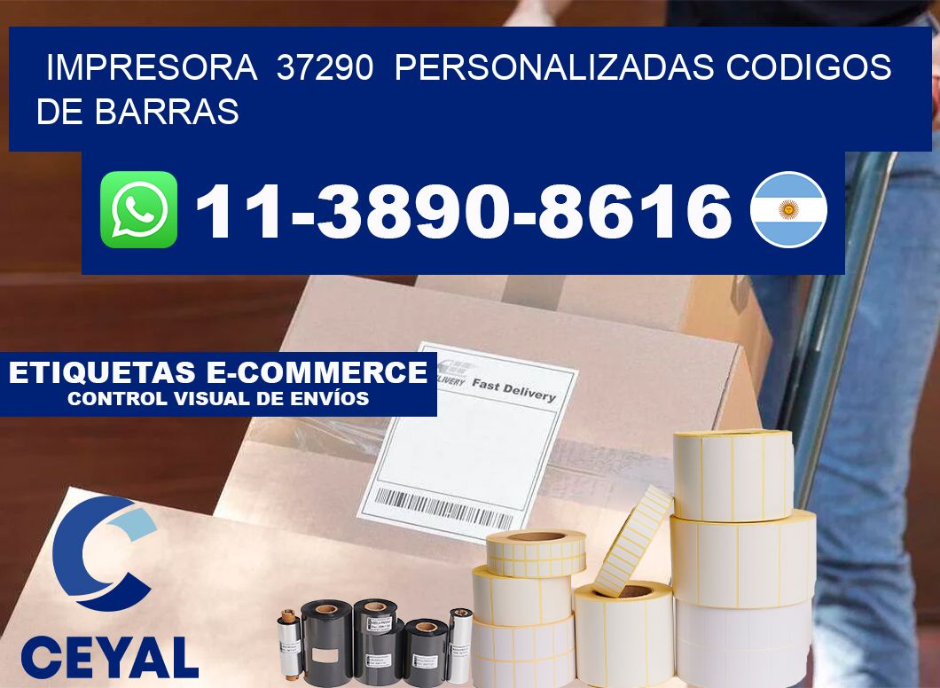 impresora  37290  personalizadas codigos de barras