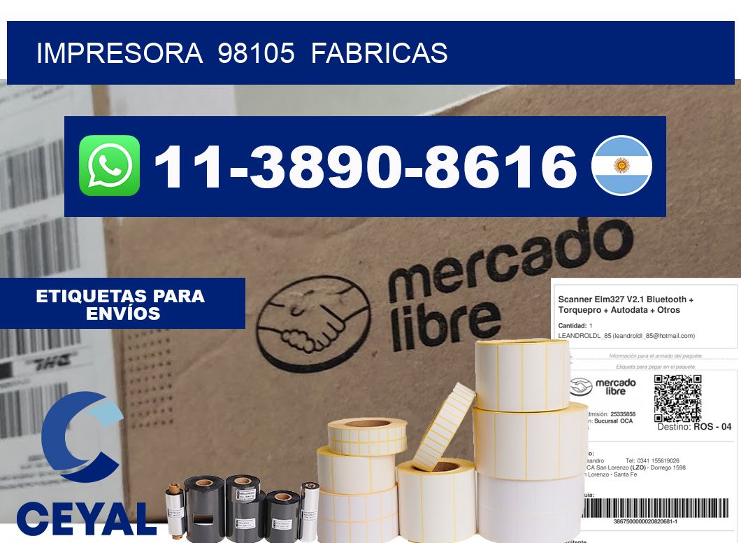 impresora  98105  fabricas