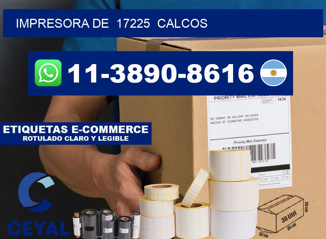 impresora de  17225  calcos