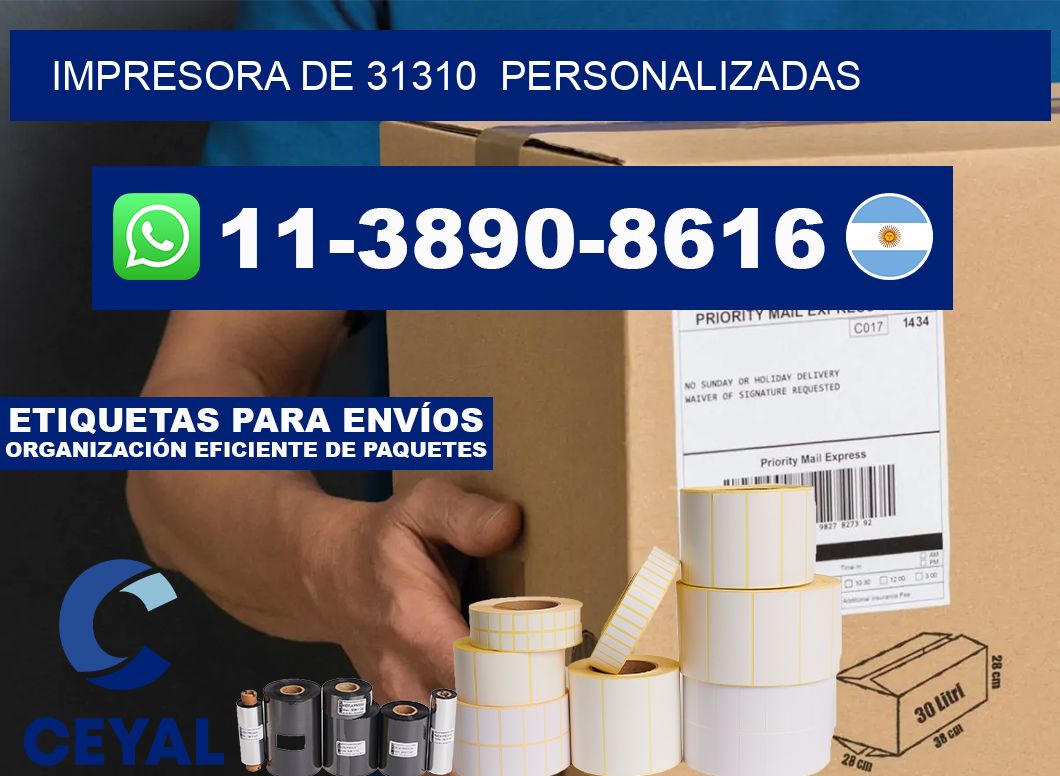 impresora de 31310 personalizadas