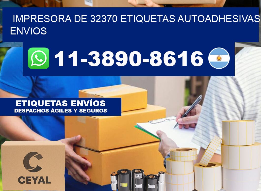 impresora de 32370 etiquetas autoadhesivas envíos