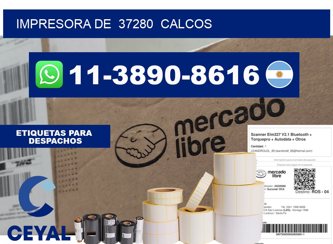 impresora de 37280 calcos