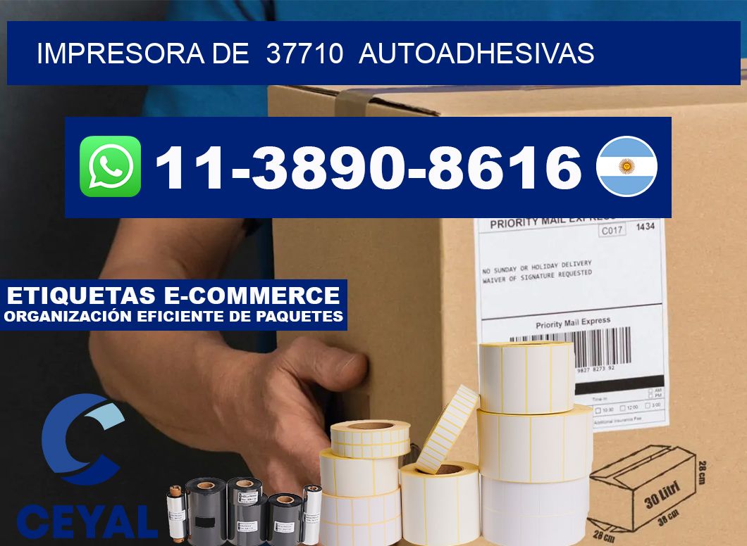 impresora de  37710  autoadhesivas