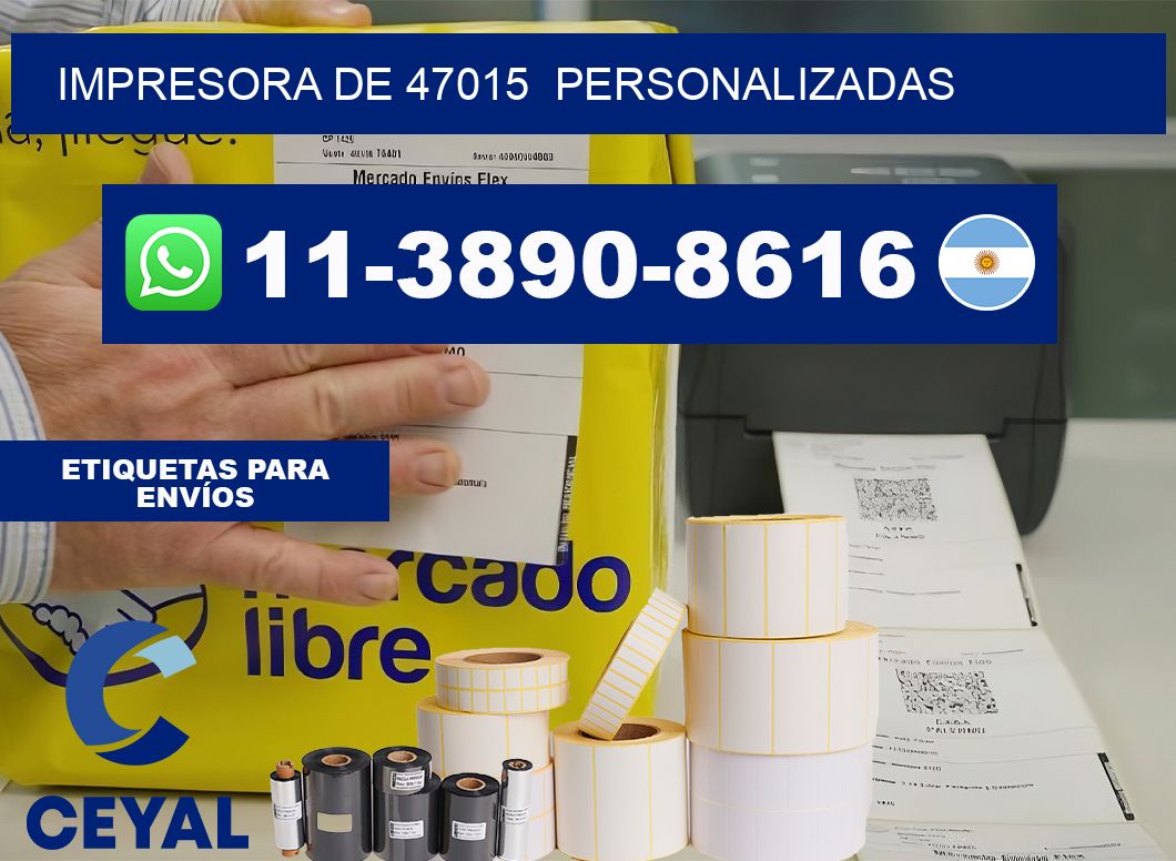 impresora de 47015  personalizadas