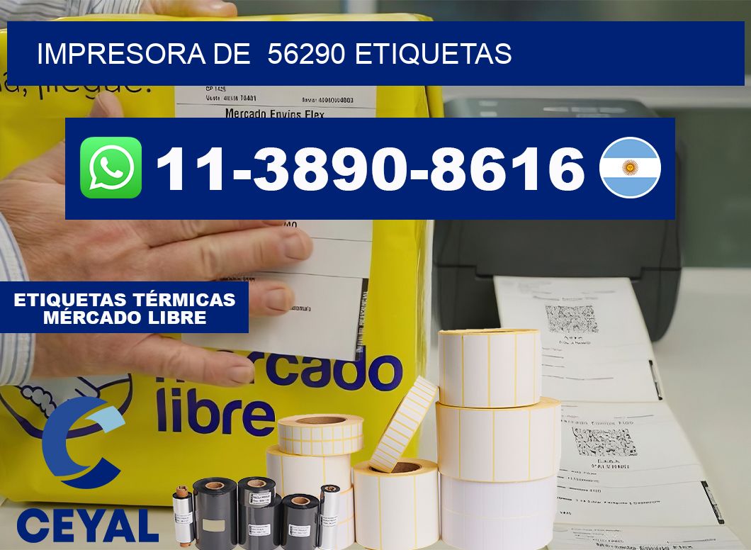 impresora de  56290 etiquetas