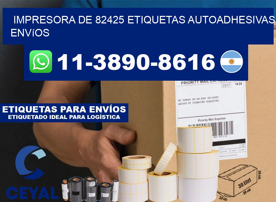 impresora de 82425 etiquetas autoadhesivas envíos