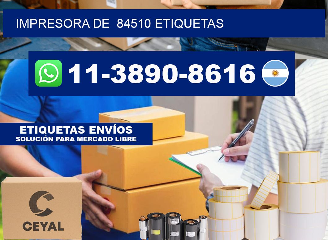 impresora de  84510 etiquetas