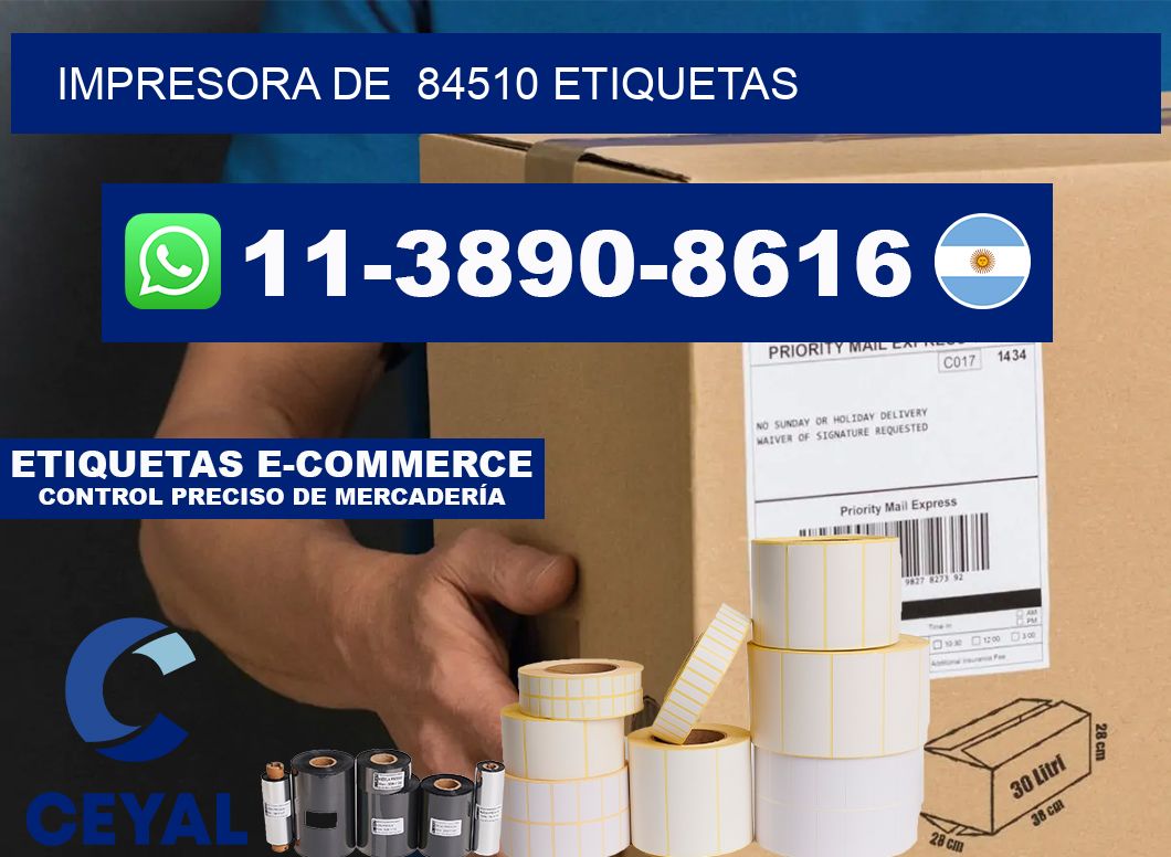 impresora de  84510 etiquetas