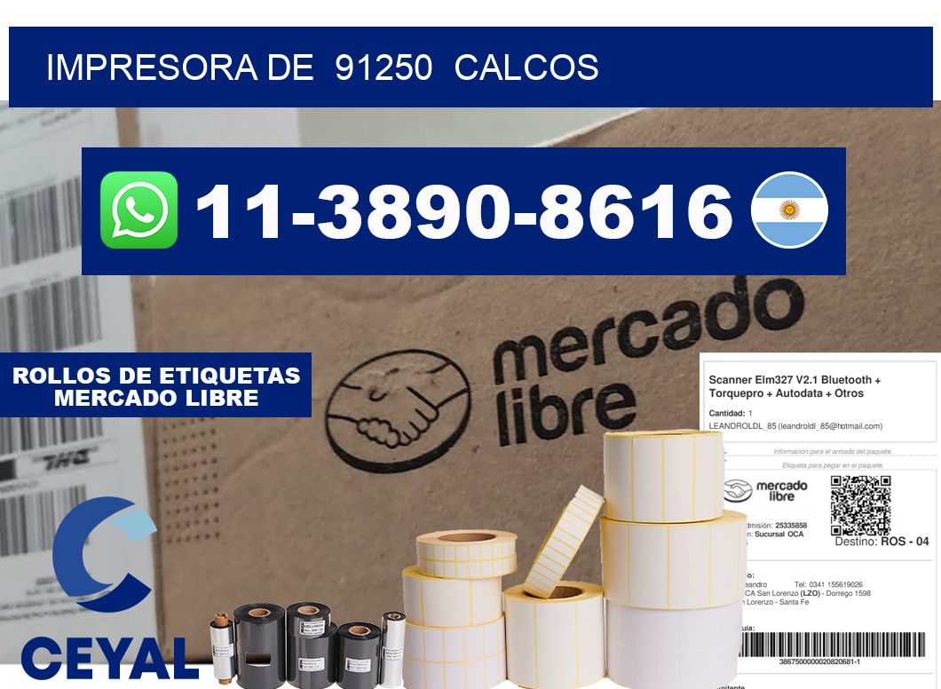 impresora de  91250  calcos