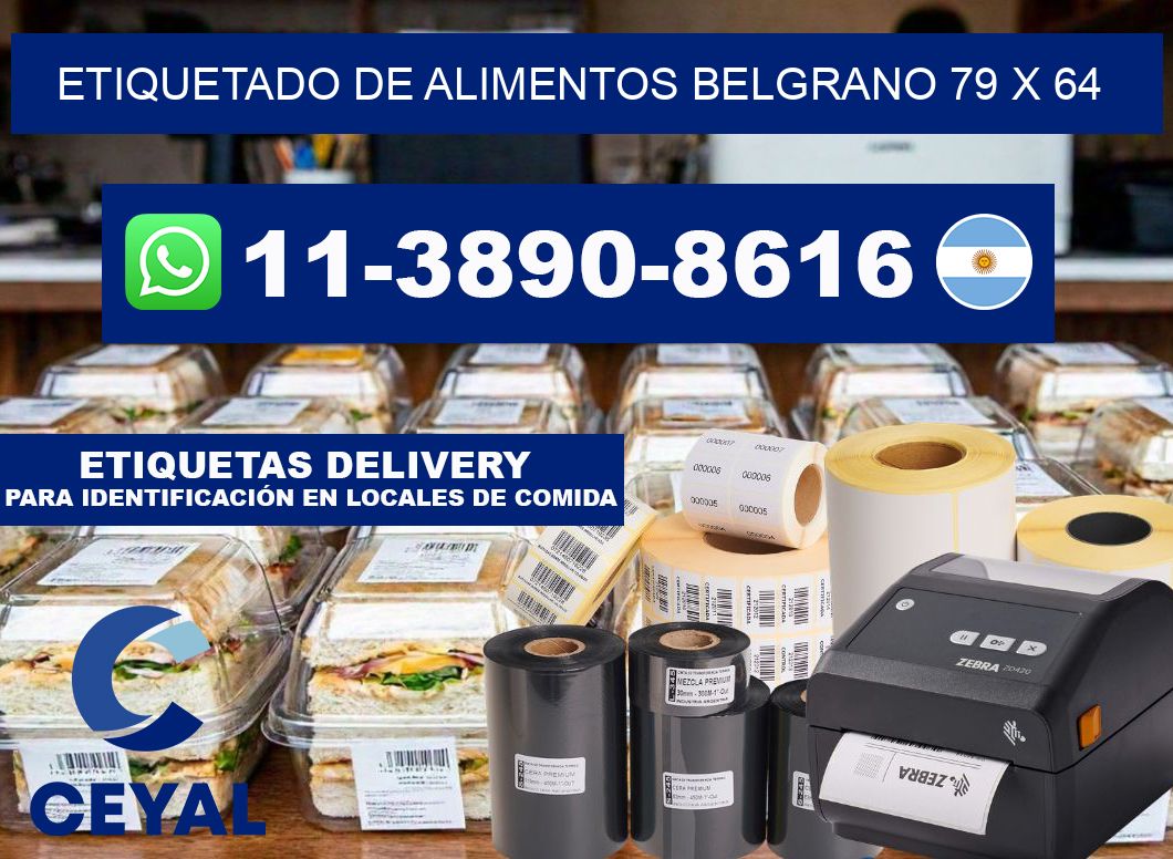 Etiquetado de alimentos belgrano 79 x 64