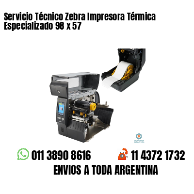 Servicio Técnico Zebra Impresora Térmica Especializado 98 x 57