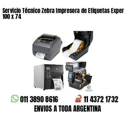 Servicio Técnico Zebra Impresora de Etiquetas Experto 100 x 74