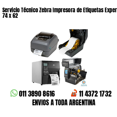 Servicio Técnico Zebra Impresora de Etiquetas Experto 74 x 62