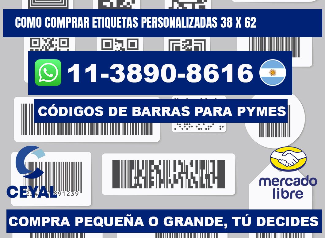 como comprar etiquetas personalizadas 38 x 62