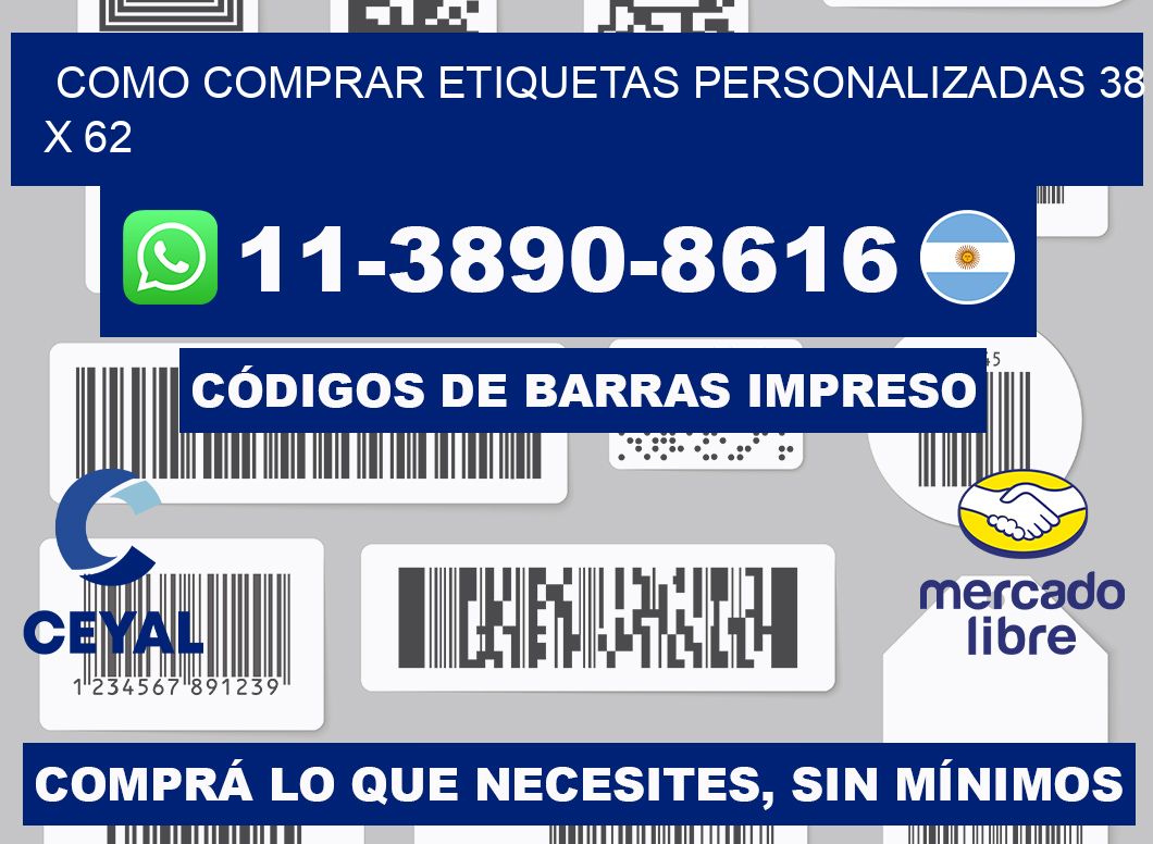 como comprar etiquetas personalizadas 38 x 62