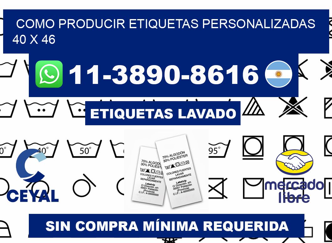 como producir etiquetas personalizadas 40 x 46