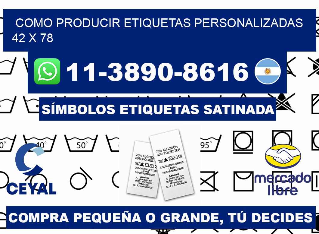 como producir etiquetas personalizadas 42 x 78