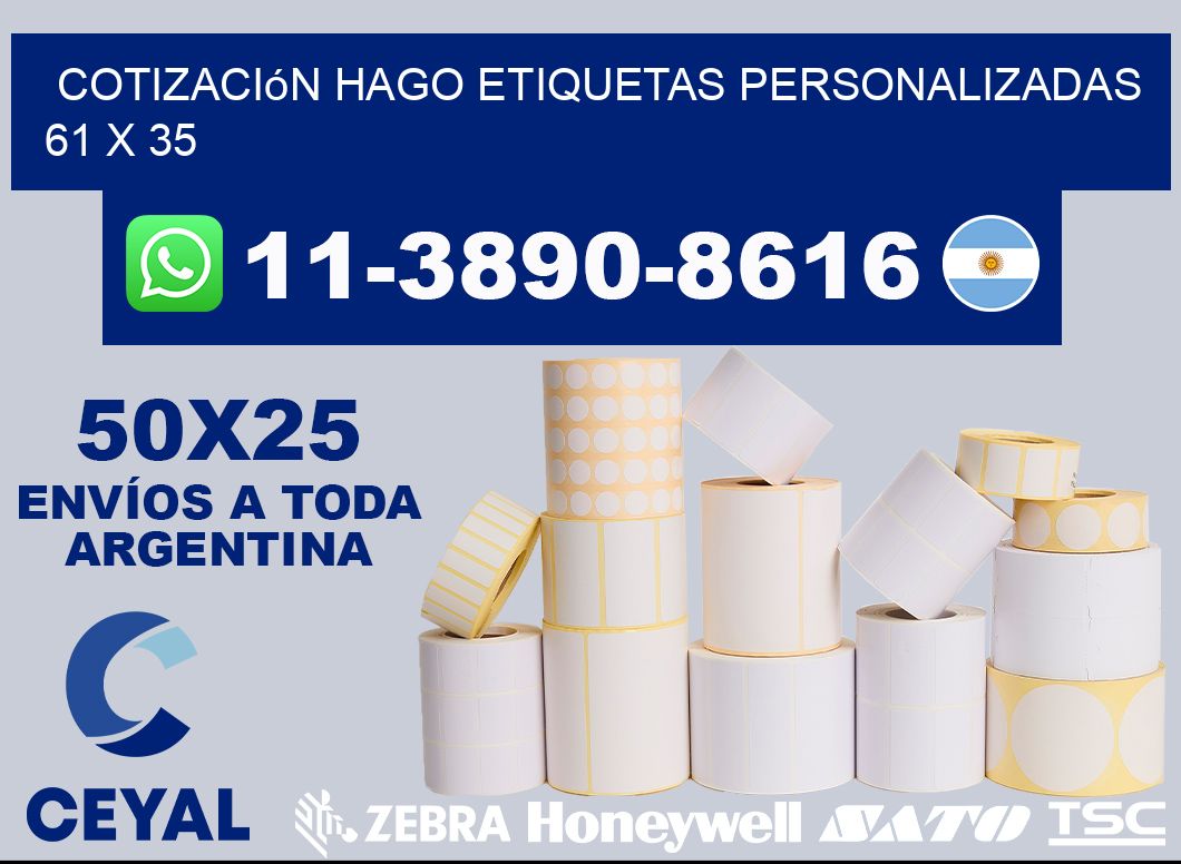 cotización hago etiquetas personalizadas 61 x 35