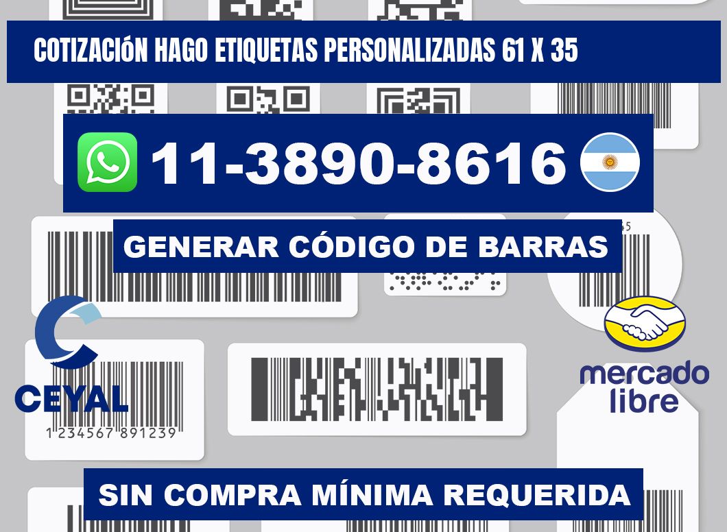 cotización hago etiquetas personalizadas 61 x 35