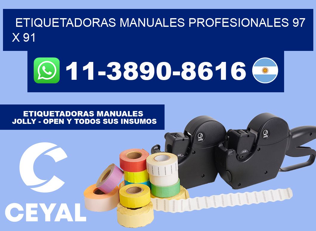 etiquetadoras manuales profesionales 97 x 91