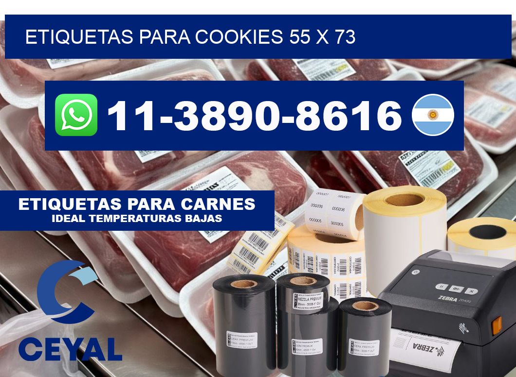 etiquetas para Cookies 55 x 73