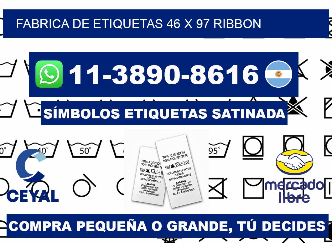 fabrica de etiquetas 46 x 97 ribbon
