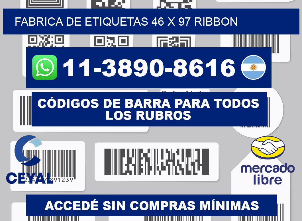 fabrica de etiquetas 46 x 97 ribbon