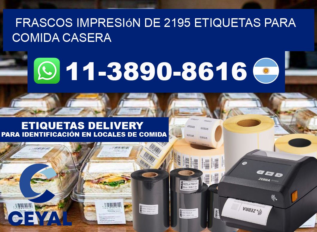 frascos impresión de 2195 etiquetas para comida casera