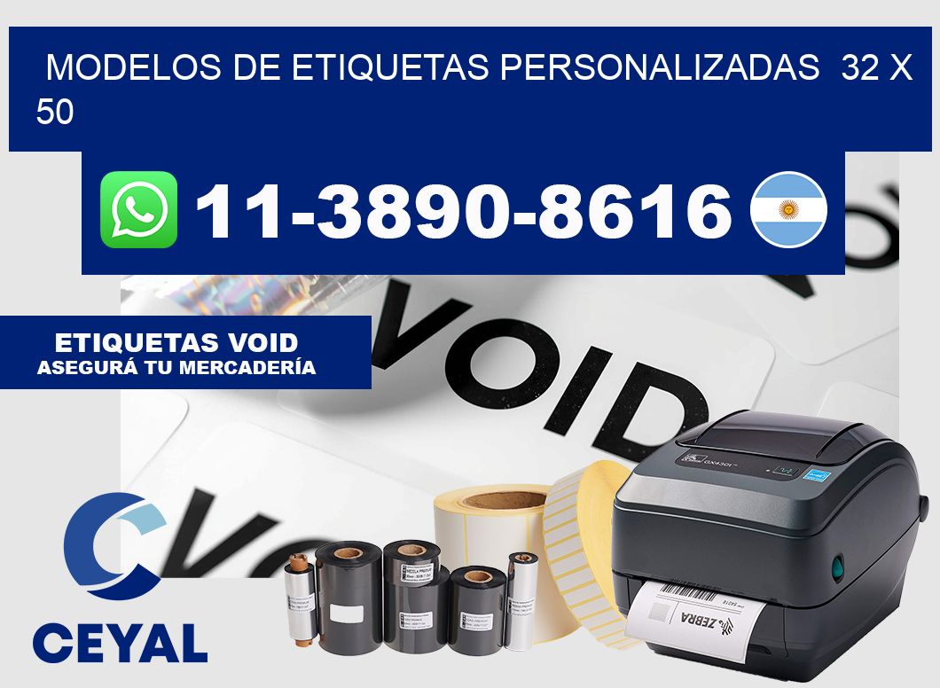 modelos de etiquetas personalizadas  32 x 50