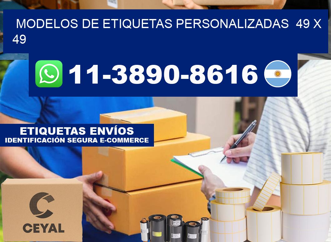 modelos de etiquetas personalizadas 49 x 49