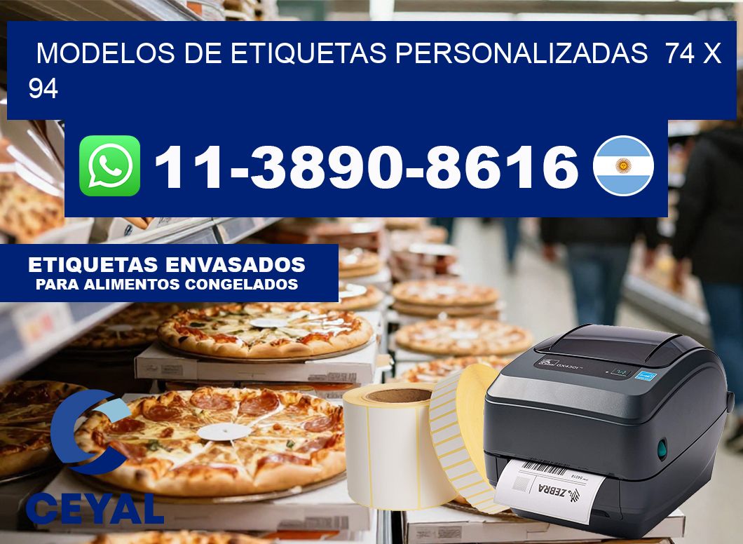 modelos de etiquetas personalizadas  74 x 94