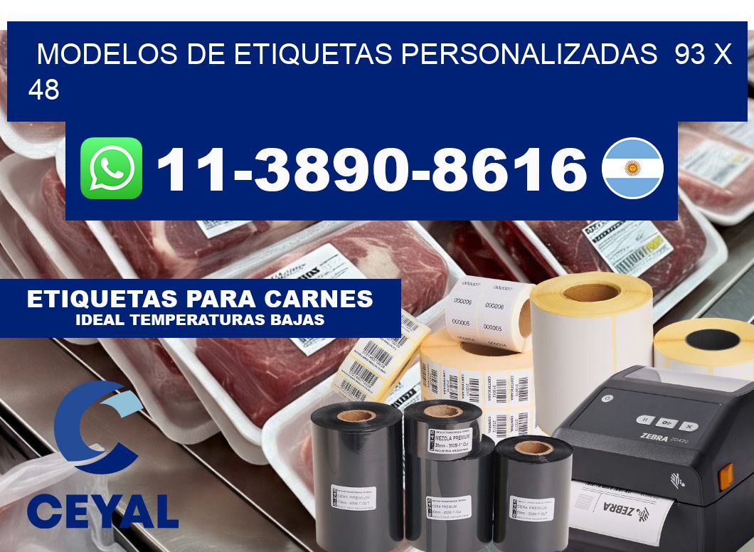 modelos de etiquetas personalizadas  93 x 48