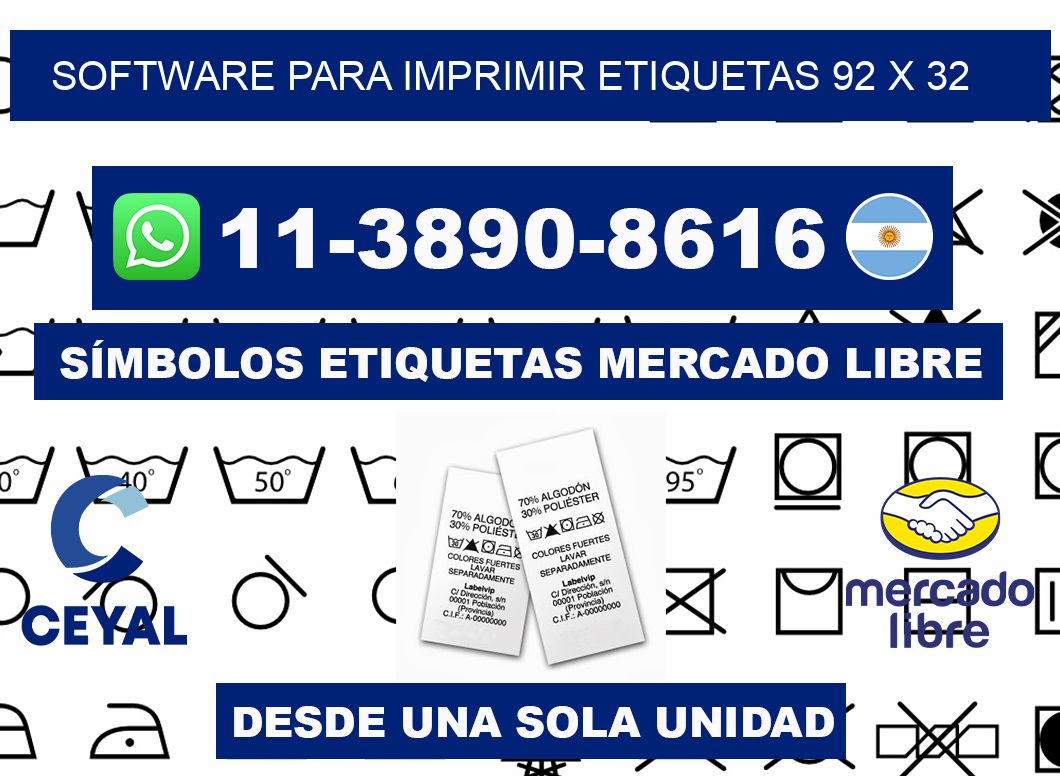 software para imprimir etiquetas 92 x 32
