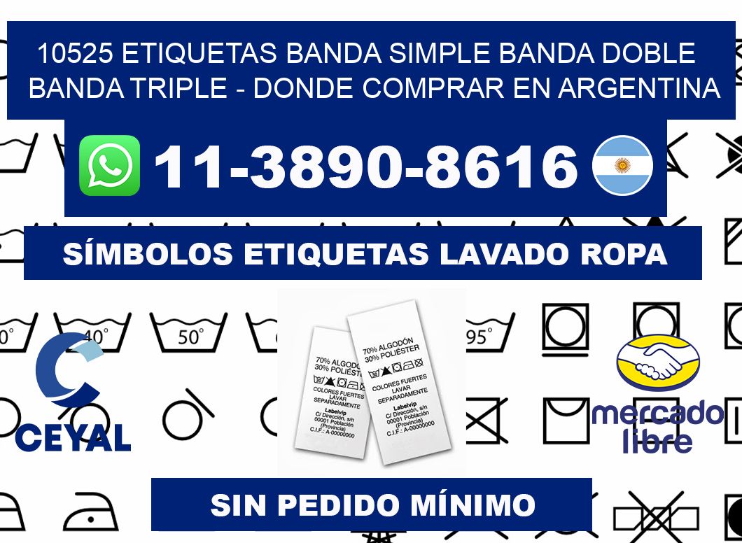 10525 etiquetas banda simple banda doble banda triple - Donde Comprar en Argentina