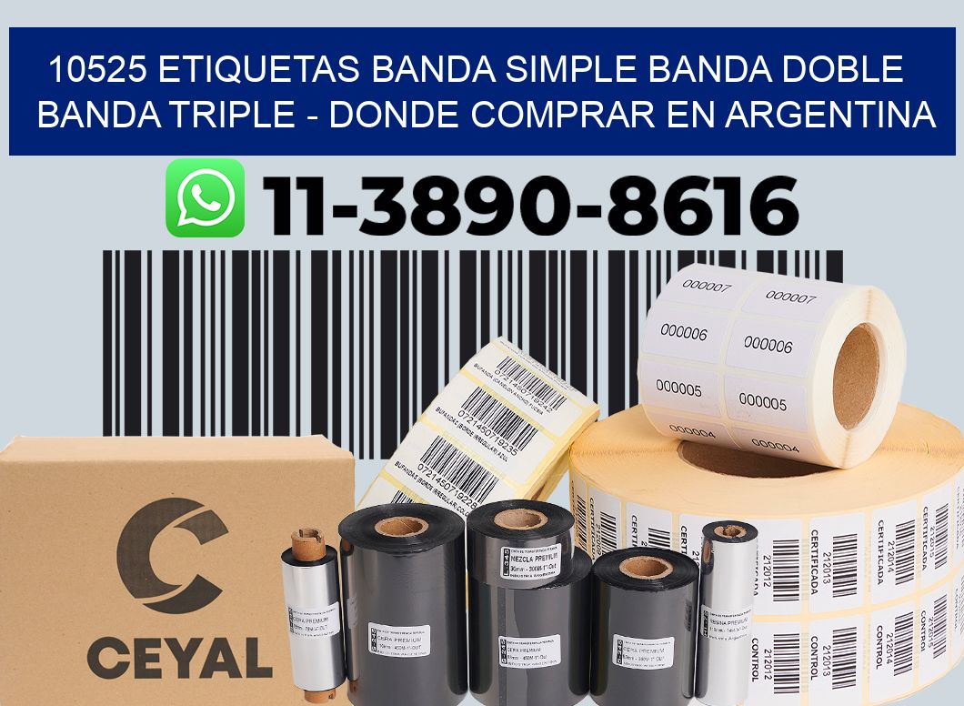 10525 etiquetas banda simple banda doble banda triple - Donde Comprar en Argentina