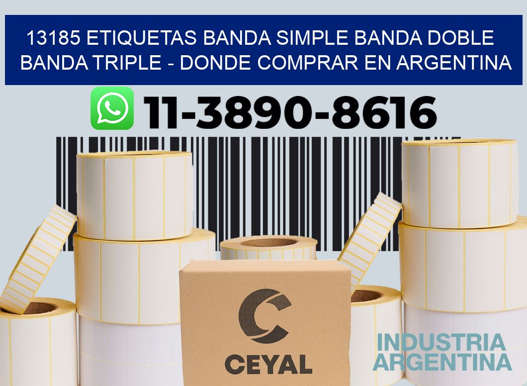 13185 etiquetas banda simple banda doble banda triple - Donde Comprar en Argentina