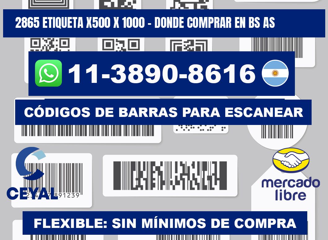 2865 etiqueta x500 x 1000 - Donde Comprar en bs as