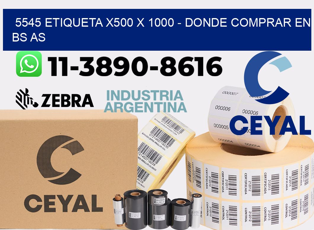 5545 etiqueta x500 x 1000 - Donde Comprar en bs as