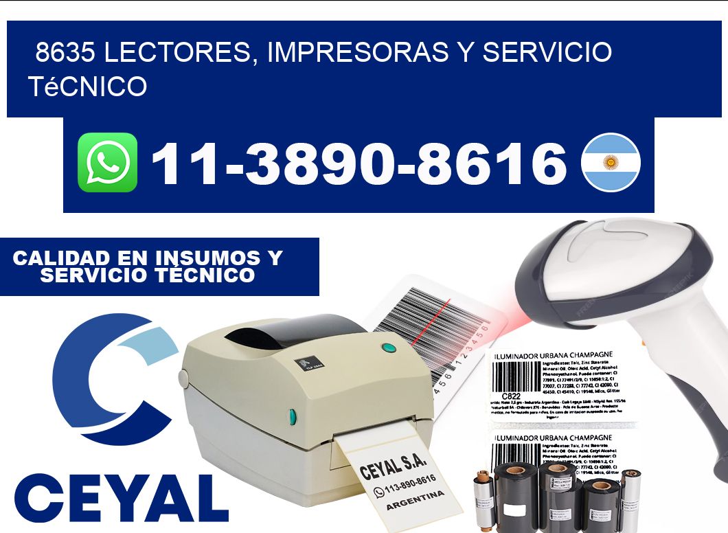 8635 Lectores, Impresoras y Servicio Técnico