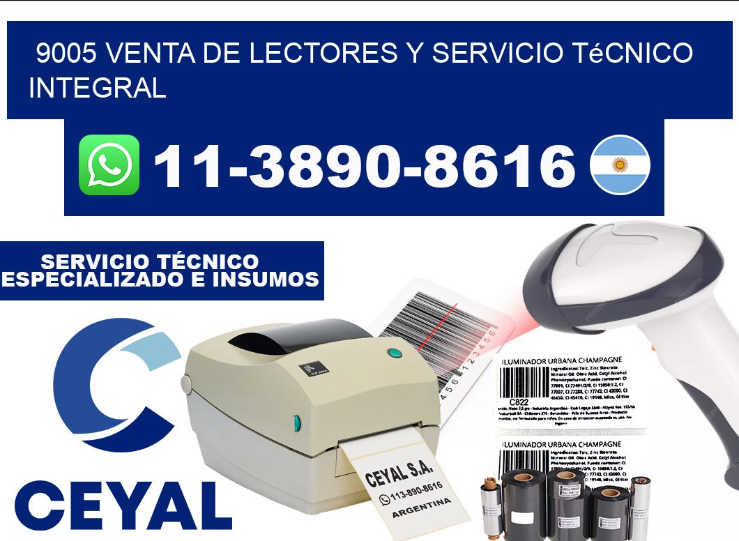 9005 Venta de Lectores y Servicio Técnico Integral