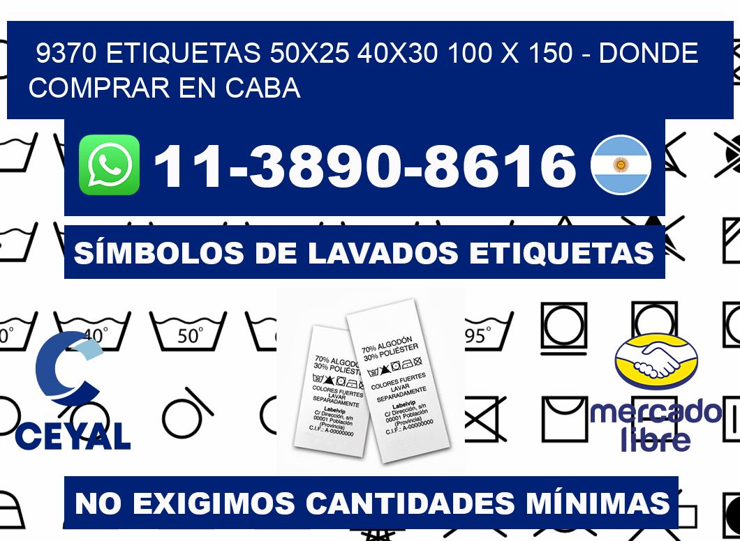 9370 etiquetas 50x25 40x30 100 x 150 - Donde Comprar en Caba