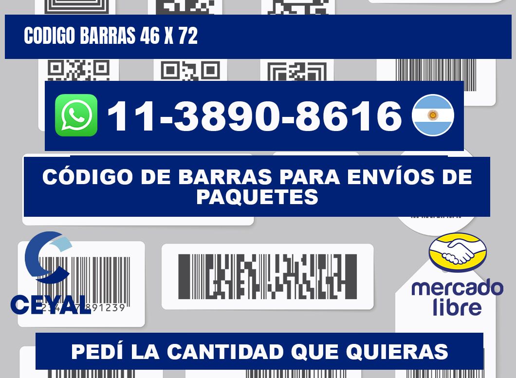 Codigo barras 46 x 72